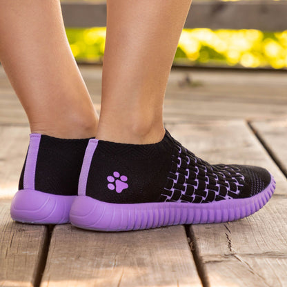 Purple Paw Flex Walking Shoes