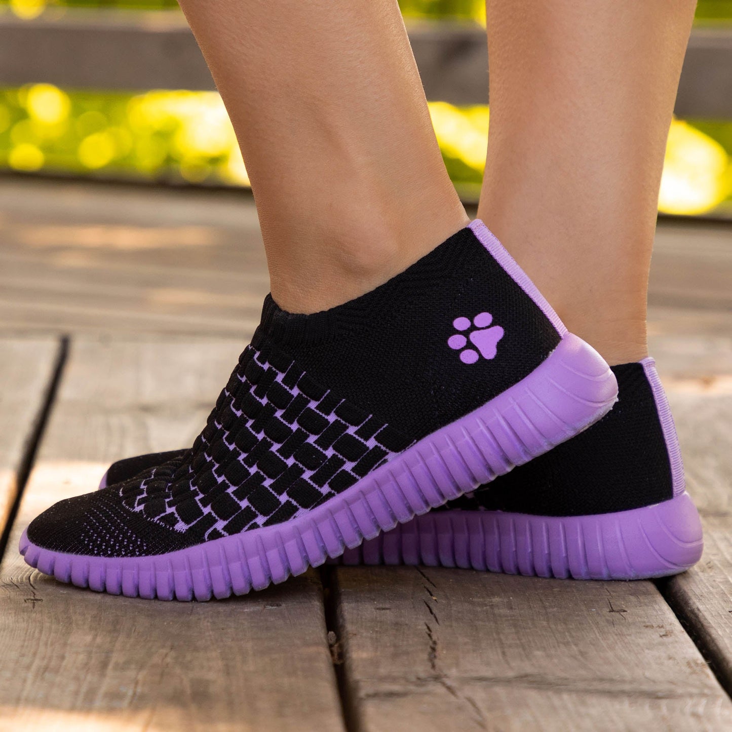 Purple Paw Flex Walking Shoes