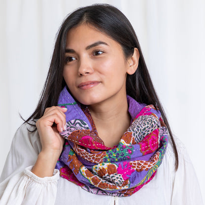 Waves of Color Infinity Scarf