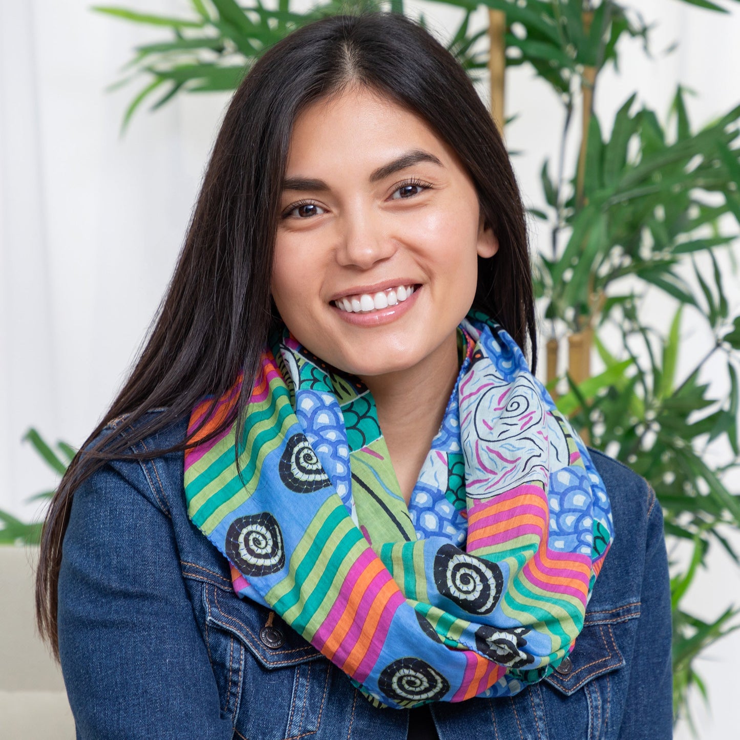 Waves of Color Infinity Scarf