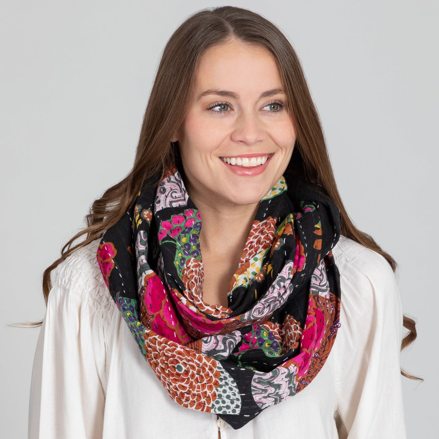 Waves of Color Infinity Scarf