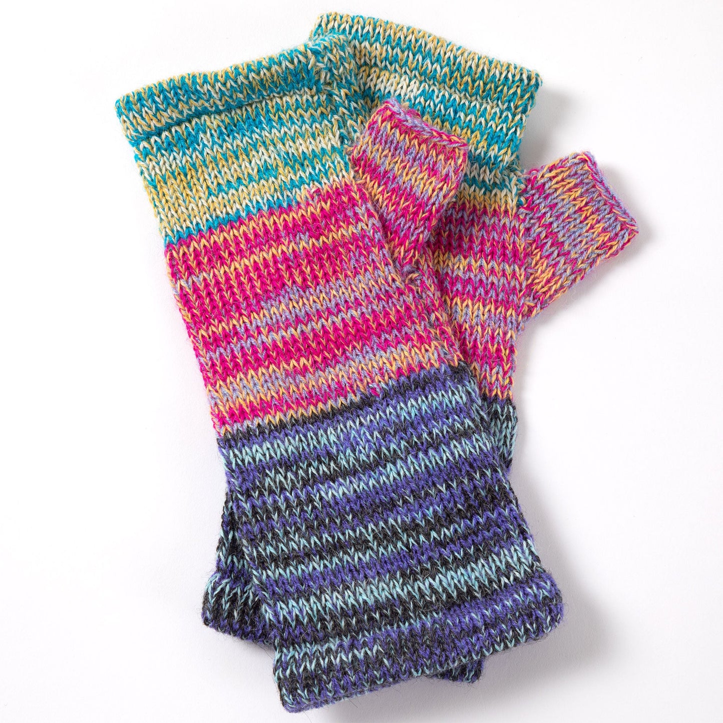 Alpaca Fingerless Mittens