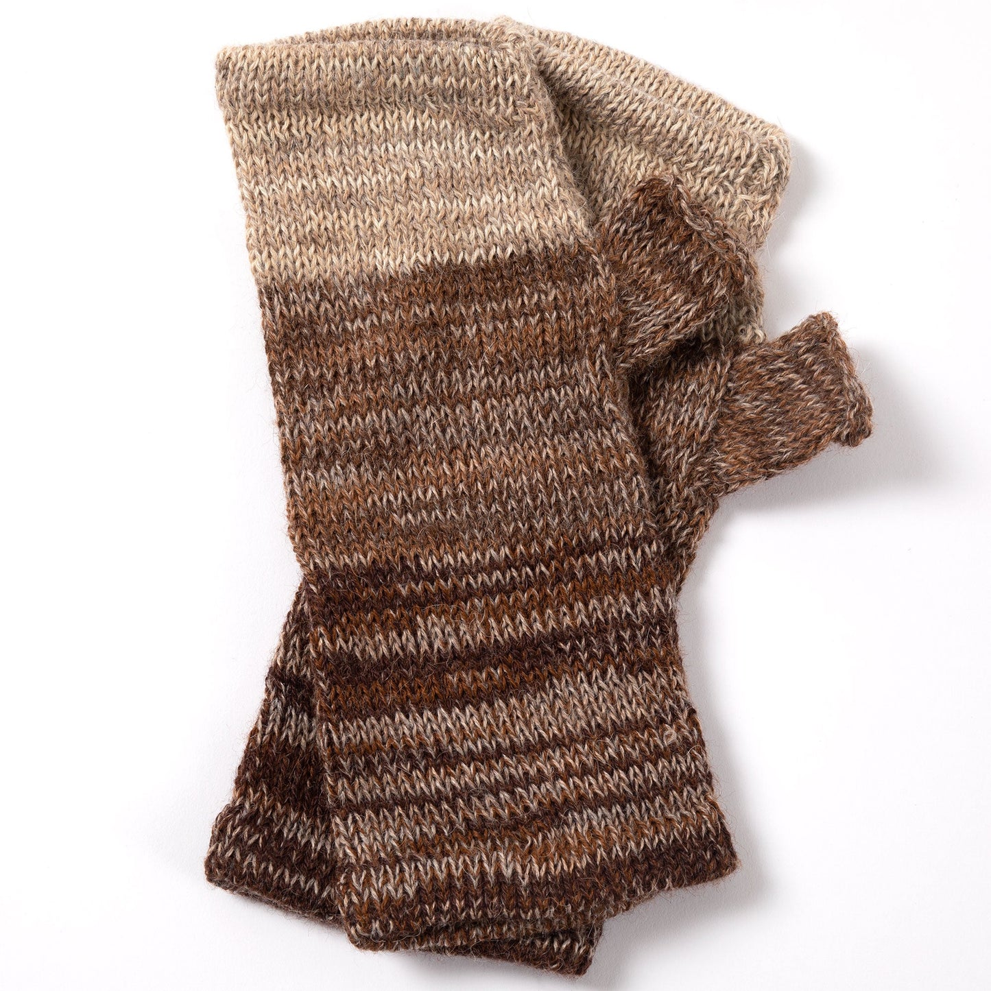 Alpaca Fingerless Mittens