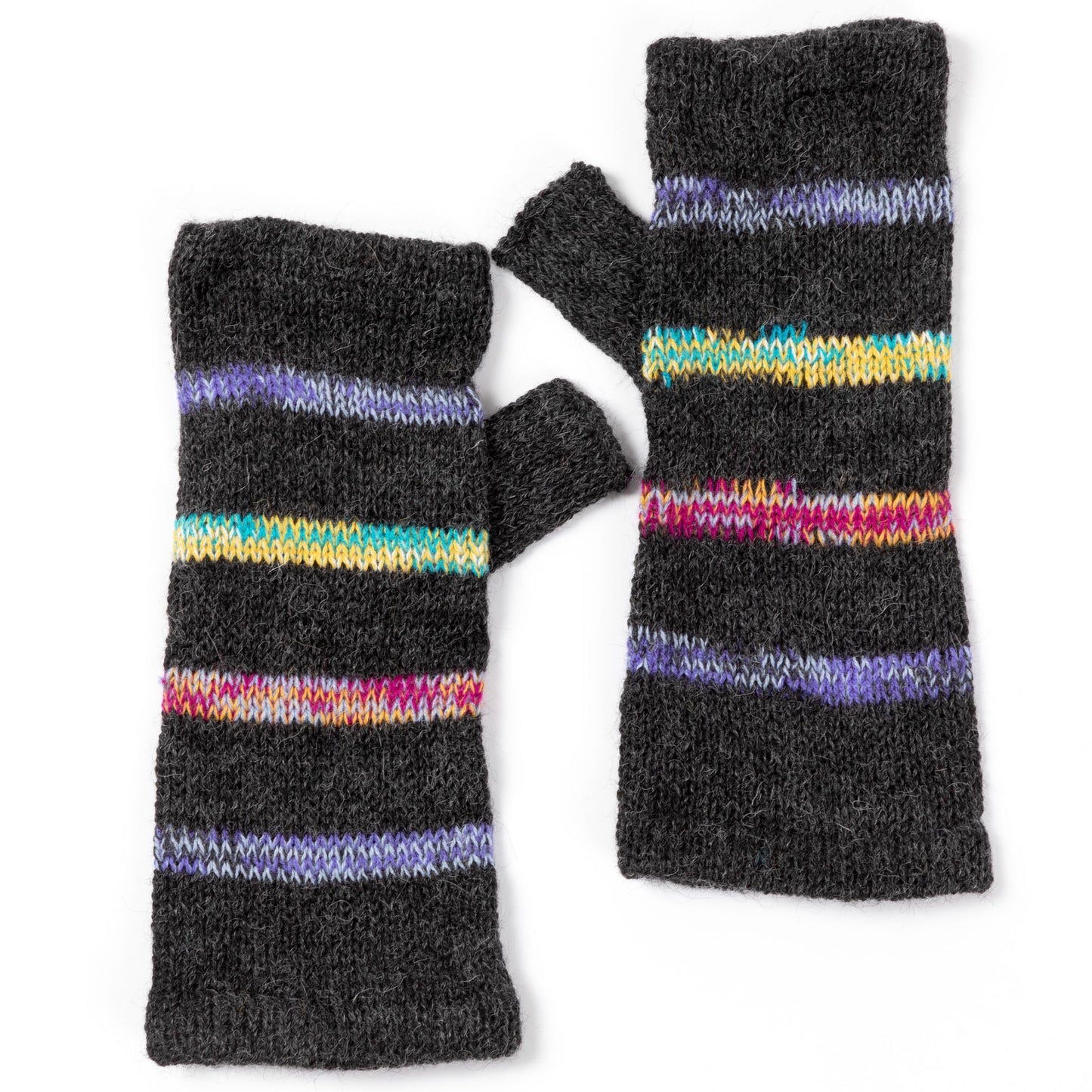 Alpaca Fingerless Mittens