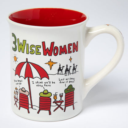 3 Wise Women At The Beach Mug