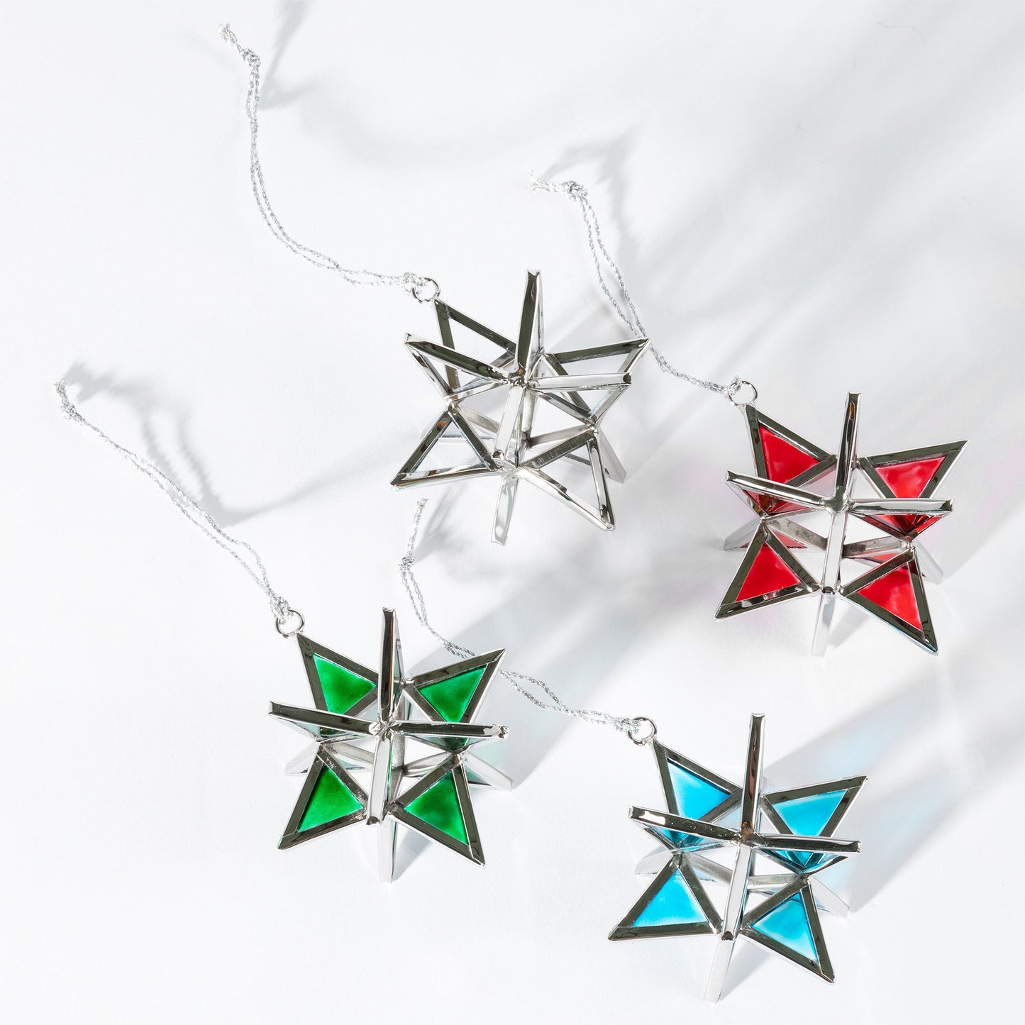 Glass Moravian Star Ornament