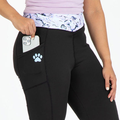 Yoga Paw Print Cross Over Separates