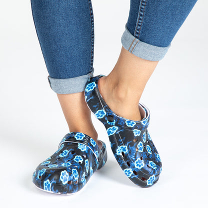 Super Comfy Paw Print Clogs