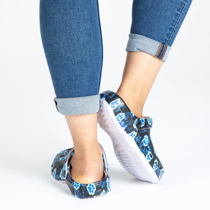 Super Comfy Paw Print Clogs