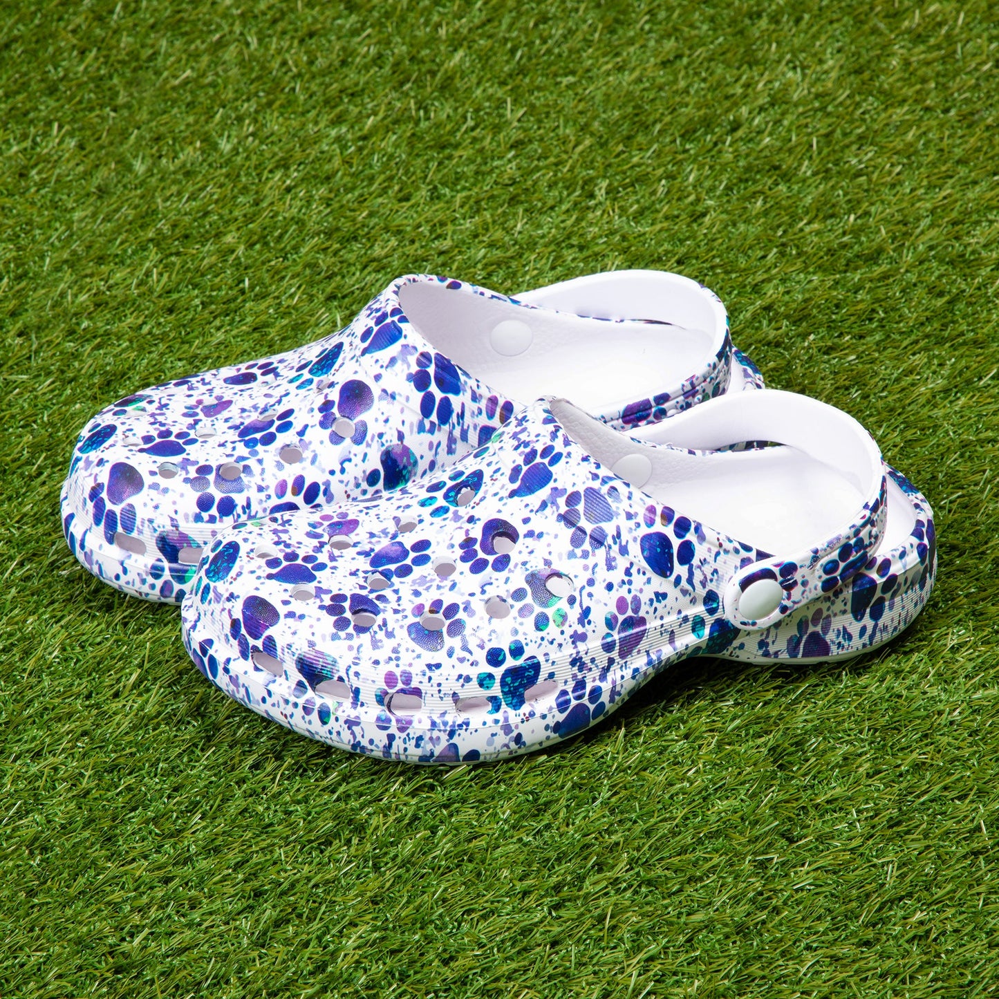 Super Comfy Paw Print Clogs