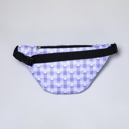 Basket Weave Paws Large Fanny Pack