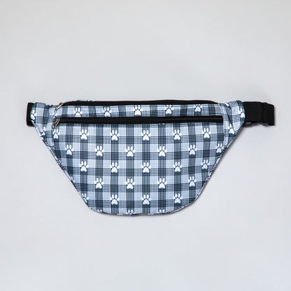 Basket Weave Paws Large Fanny Pack