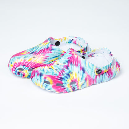 Tie-Dye Air Balance Clogs