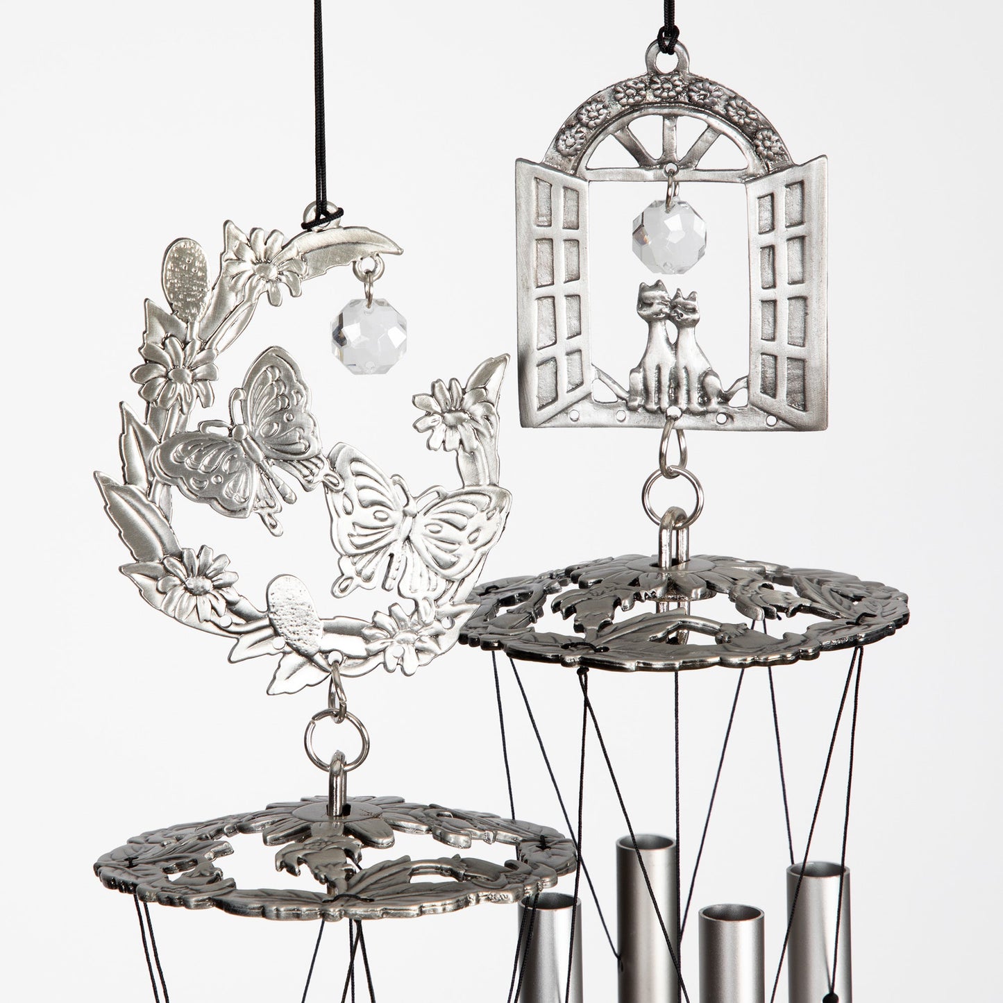 Animal Love Pewter Chimes