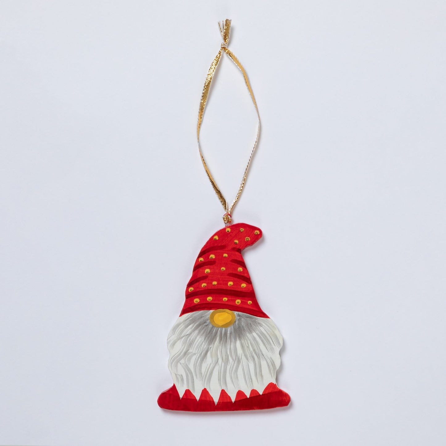 Hand Painted Gnome Ornament