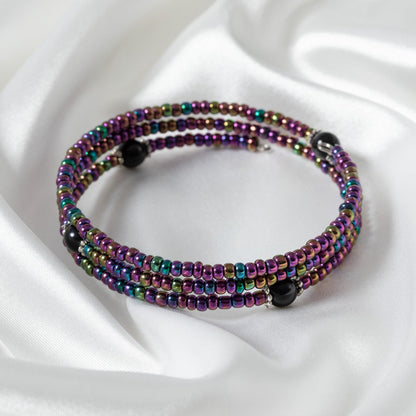 Hand Beaded Wrap Around Bracelet