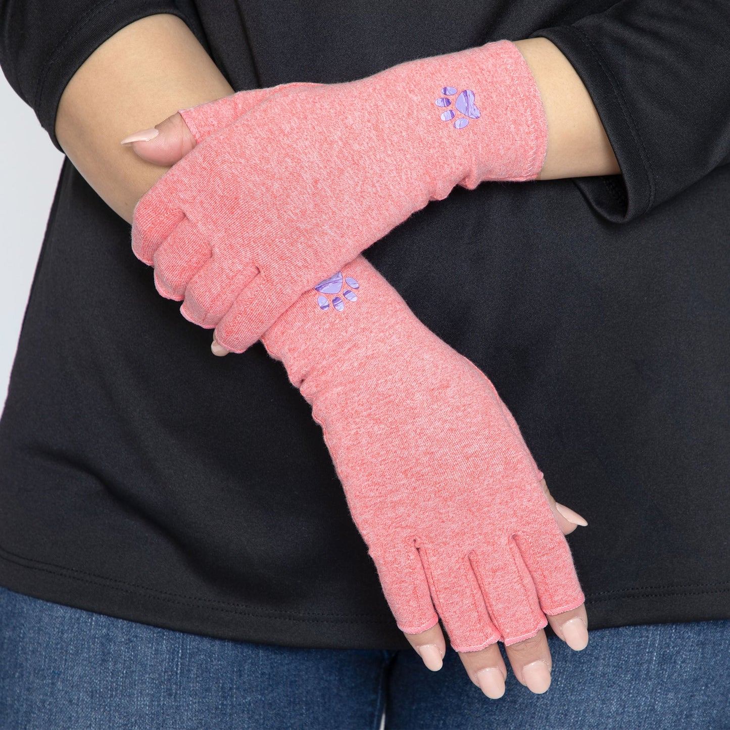 Paw Print Compression Gloves