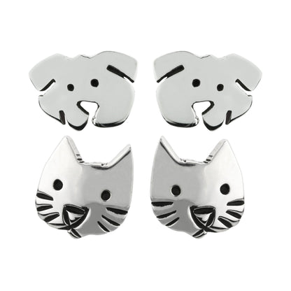 Sweet Pet Face Sterling Earrings Collection