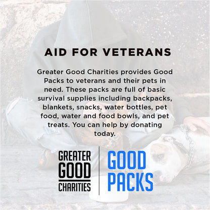 Send Critical Supplies to Veterans & Pets Experiencing Homelessness - 1 Good Pack