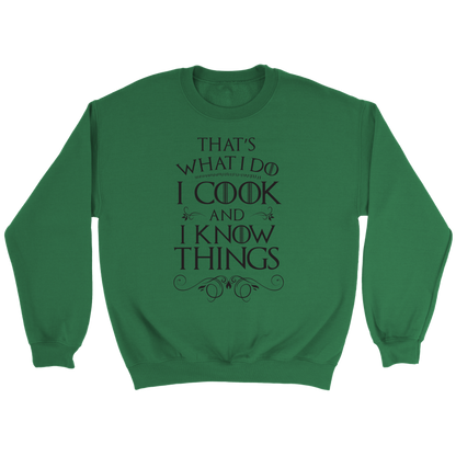 TEST PRODUCT - Cook and I Know Things Crewneck Sweatshirt